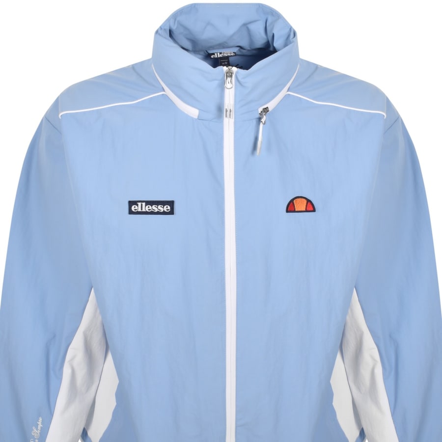 Image number 2 for Ellesse Gandini Full Zip Jacket Light Blue