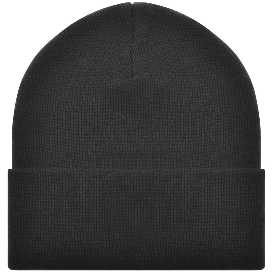 Image number 2 for The North Face Logo Beanie Hat Black