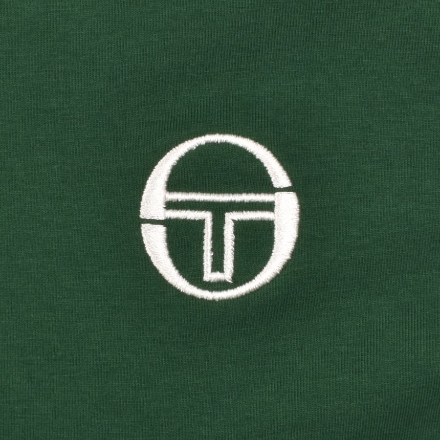 Image number 3 for Sergio Tacchini Triste T Shirt Green