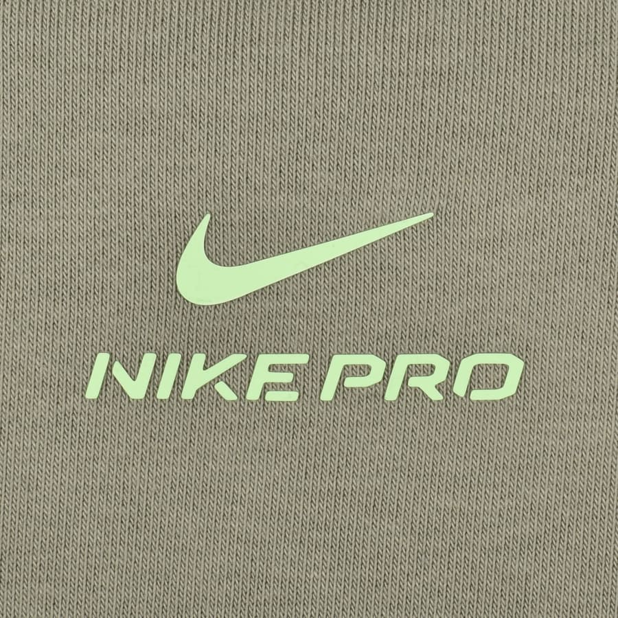 Image number 3 for Nike Training Pro Midlayer Hoodie Green