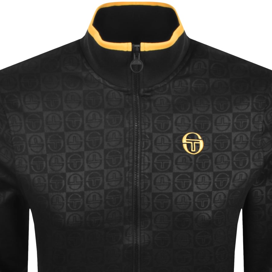 Image number 2 for Sergio Tacchini Santoro Track Top Black