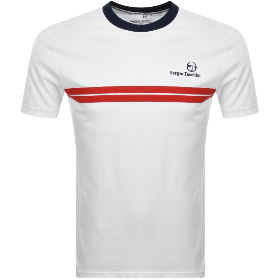 Image number 1 for Sergio Tacchini Supermac T Shirt White