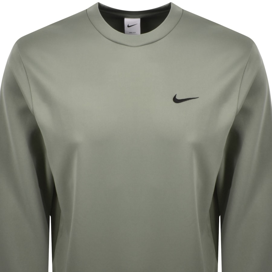 Image number 2 for Nike Training Flex Dri-Fit Sweatshirt Khaki
