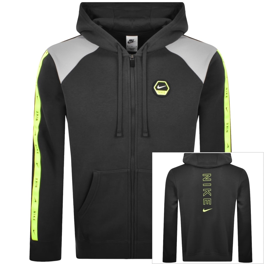 Image number 1 for Nike Full Zip Hoodie Grey