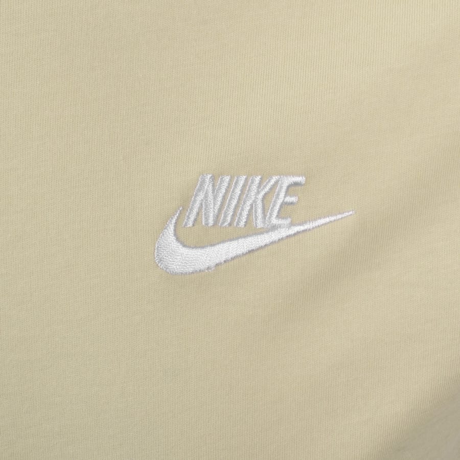 Image number 3 for Nike Crew Neck Club T Shirt Yellow
