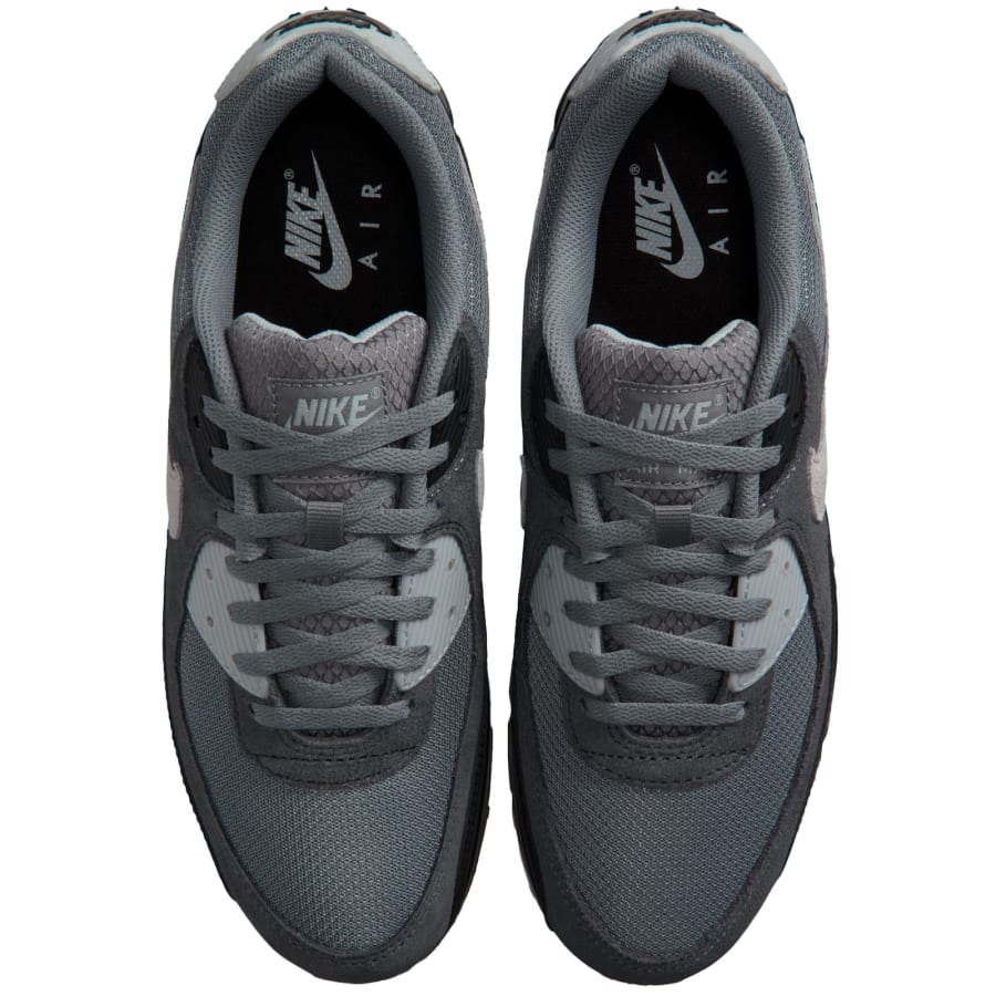 Image number 3 for Nike Air Max 90 Trainers Grey