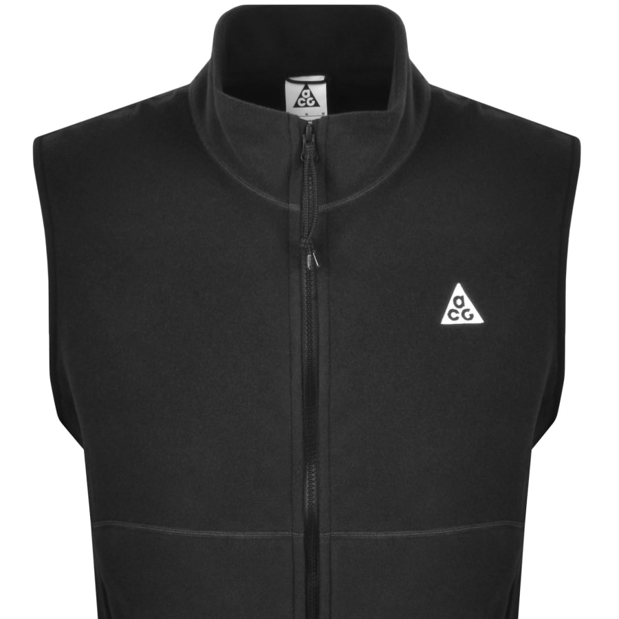 Image number 2 for Nike ACG Fleece Gilet Black