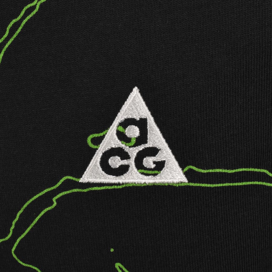 Image number 3 for Nike ACG Cave Dweller Dri Fit T Shirt Black