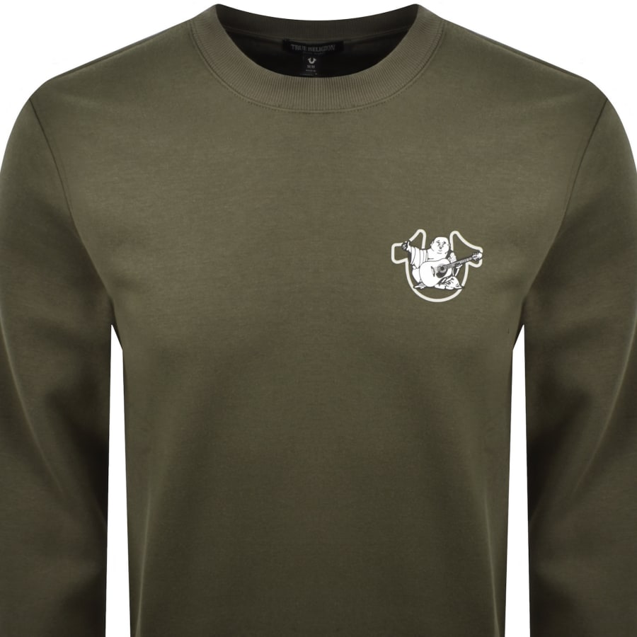 Image number 3 for True Religion Bold Sweatshirt Green