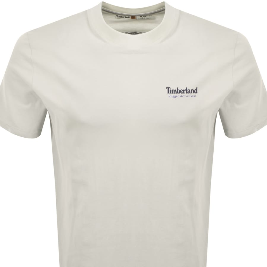 Image number 3 for Timberland Rugged Active Gear T Shirt White