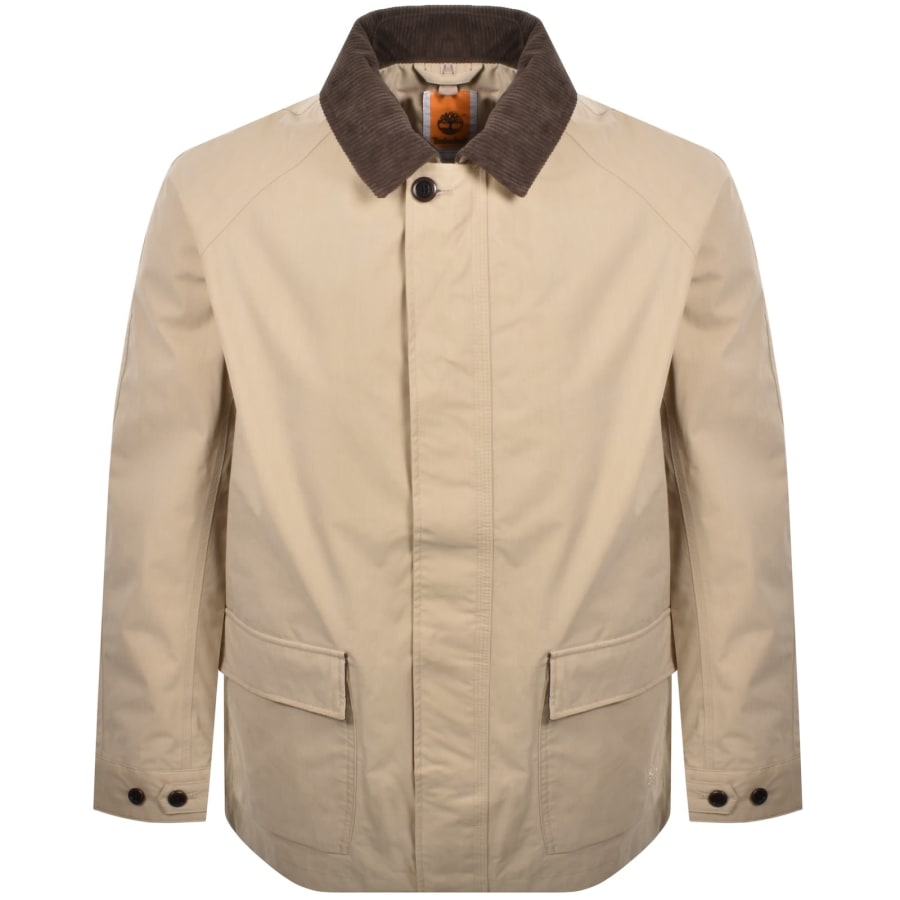 Image number 1 for Timberland Wenham Waterproof Barn Coat Beige