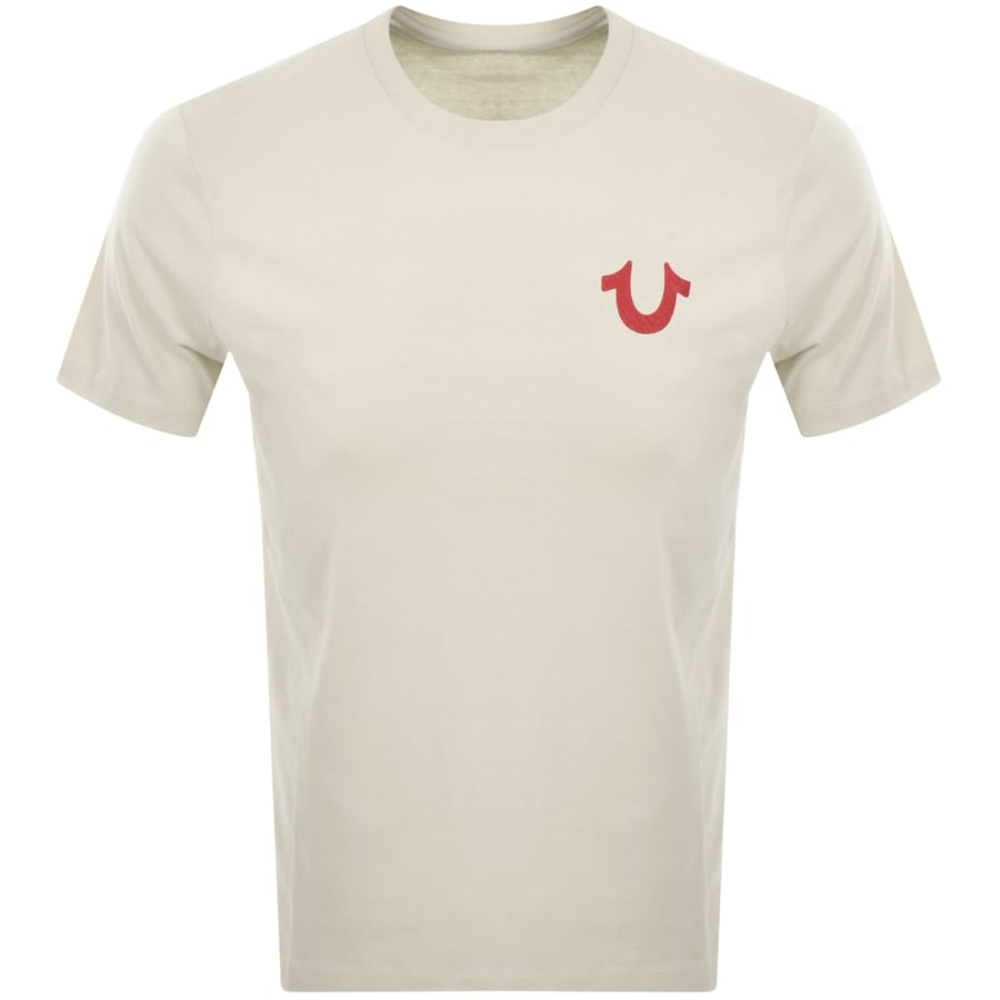 Image number 2 for True Religion Number One T Shirt Off White