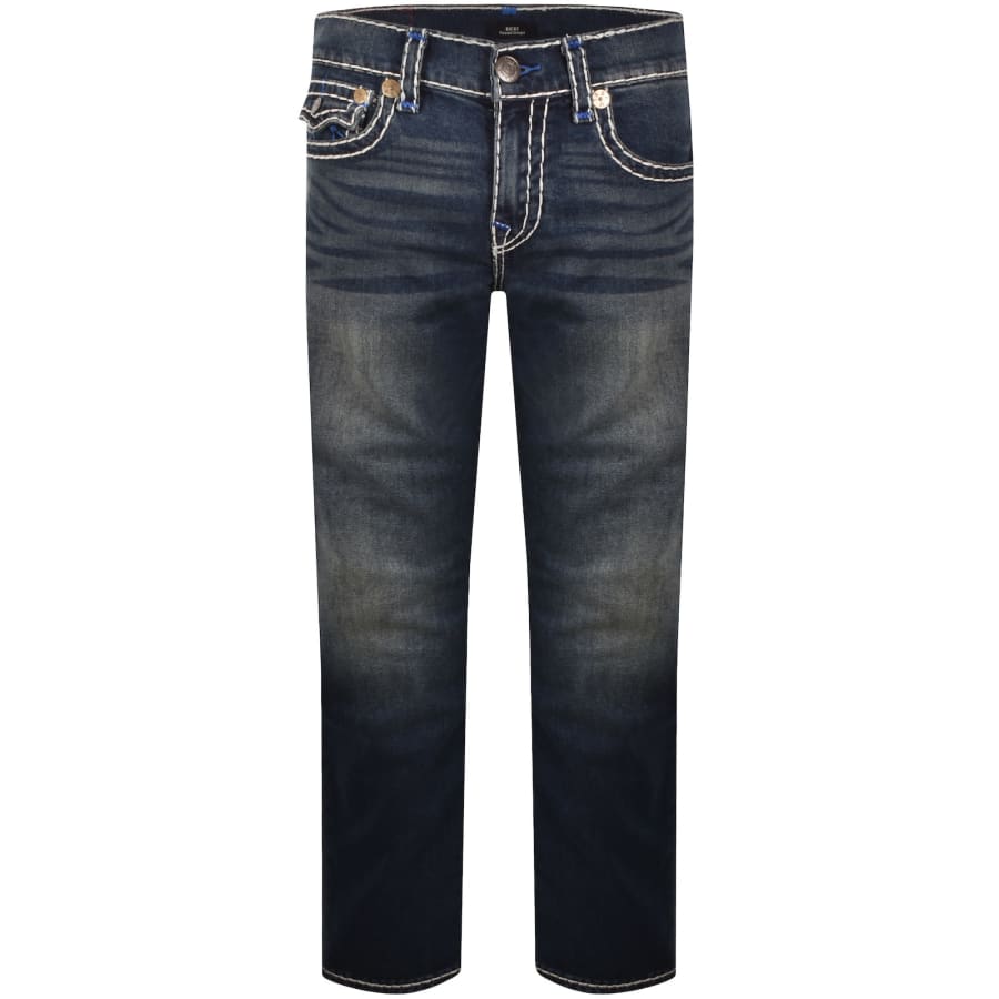 Image number 2 for True Religion Ricky T Flap Jeans Blue