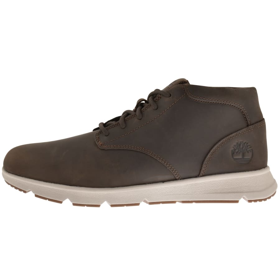Image number 1 for Timberland Parker Street Mid Lace Trainer Brown
