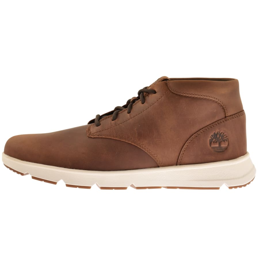 Image number 1 for Timberland Parker Street Mid Lace Trainer Brown
