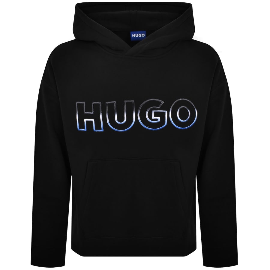 Image number 1 for HUGO Blue Nogudi Hoodie Black