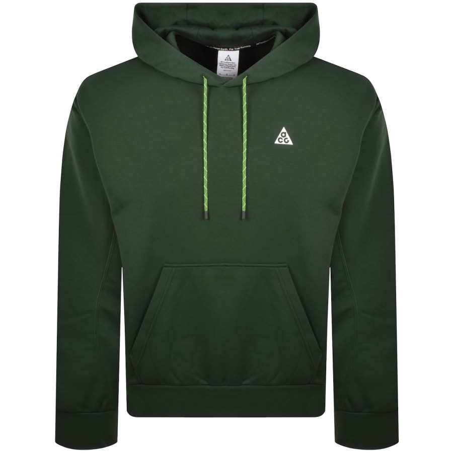 Image number 2 for Nike ACG Dri Fit Hoodie Fir Green