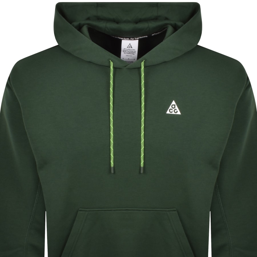 Image number 3 for Nike ACG Dri Fit Hoodie Fir Green