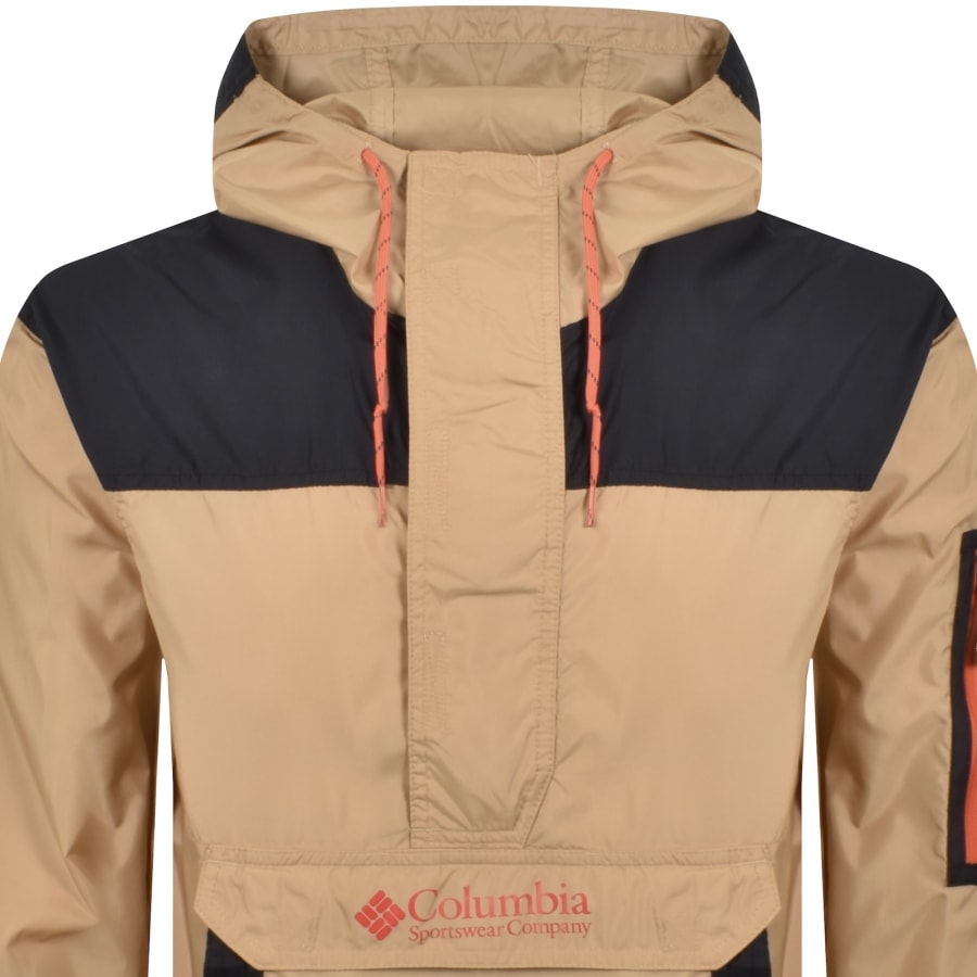 Image number 2 for Columbia Challenger Windbreaker Jacket Beige