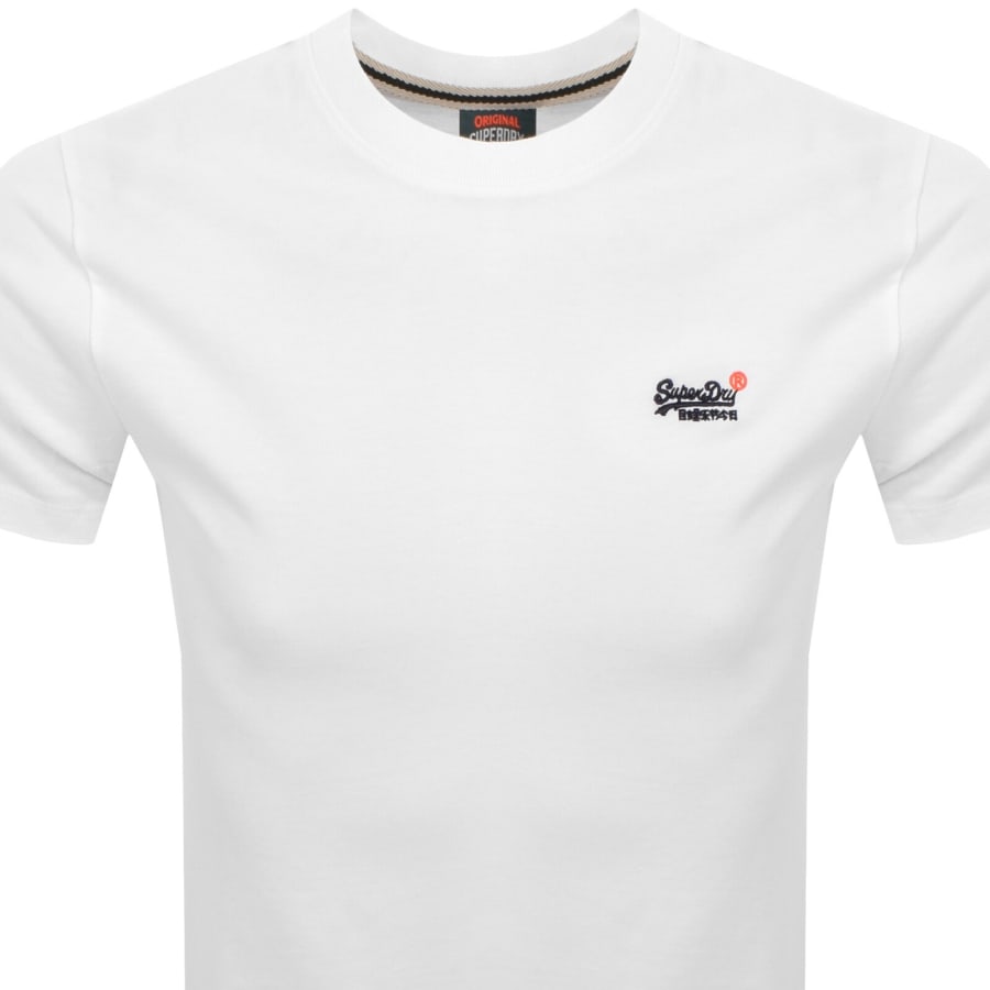 Image number 2 for Superdry Vintage Logo T Shirt White