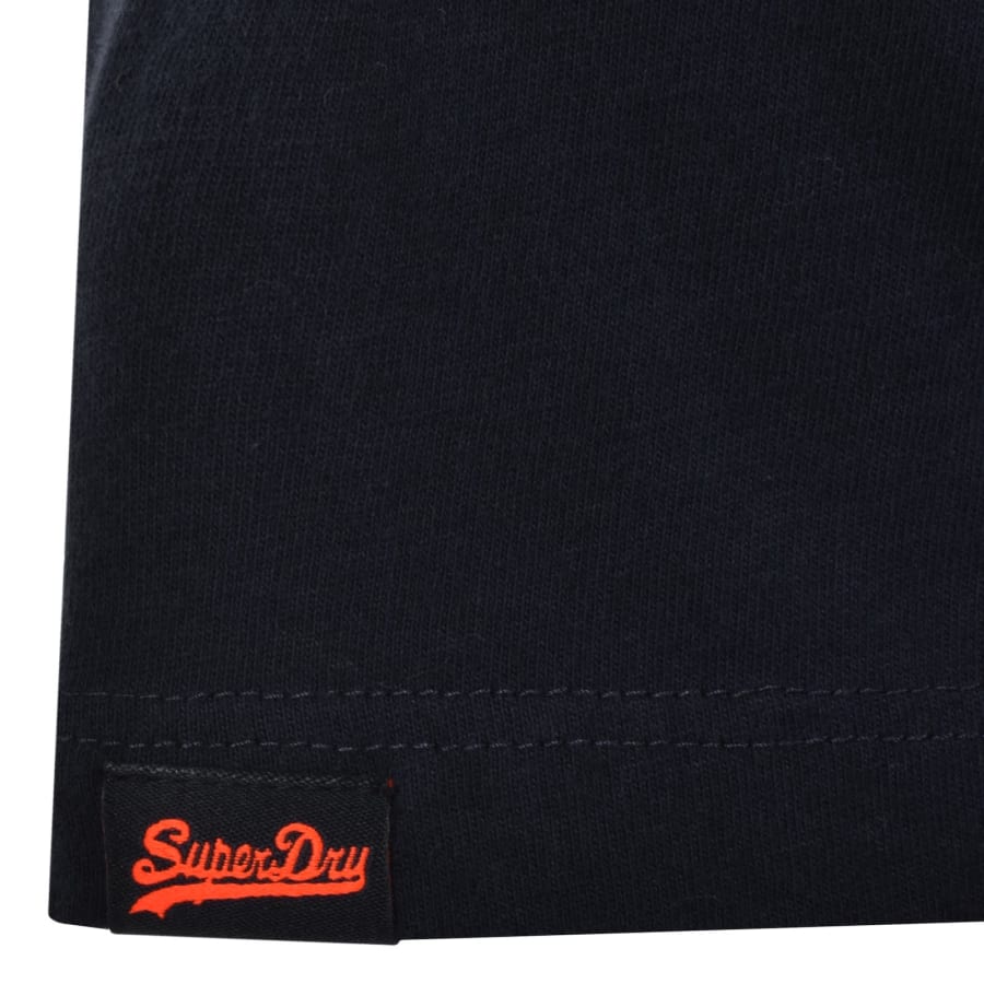 Image number 4 for Superdry Vintage Logo T Shirt Navy