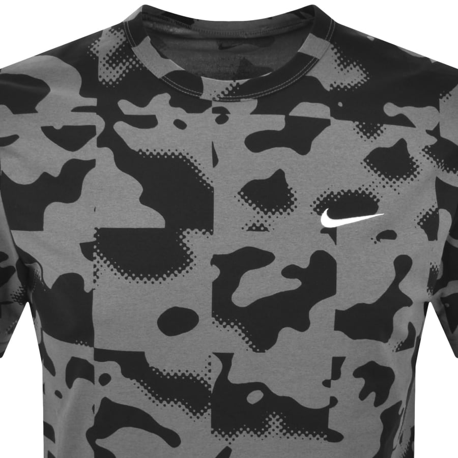 Image number 2 for Nike Training Hyverse AOP T Shirt Grey