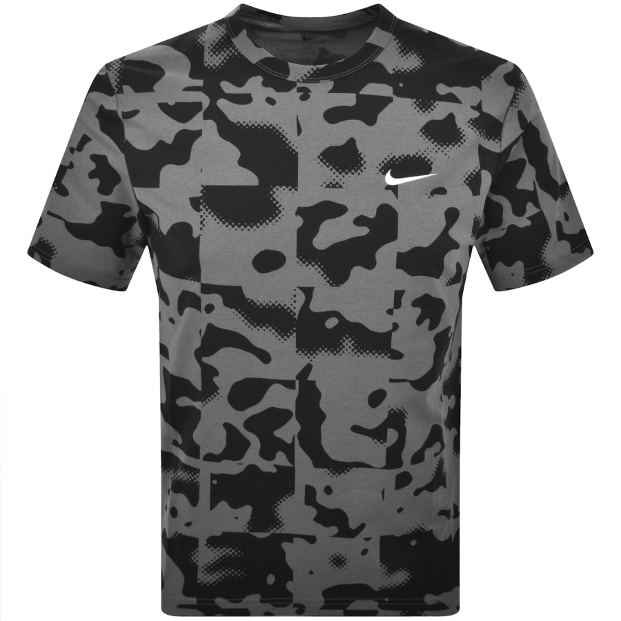 Image number 1 for Nike Training Hyverse AOP T Shirt Grey