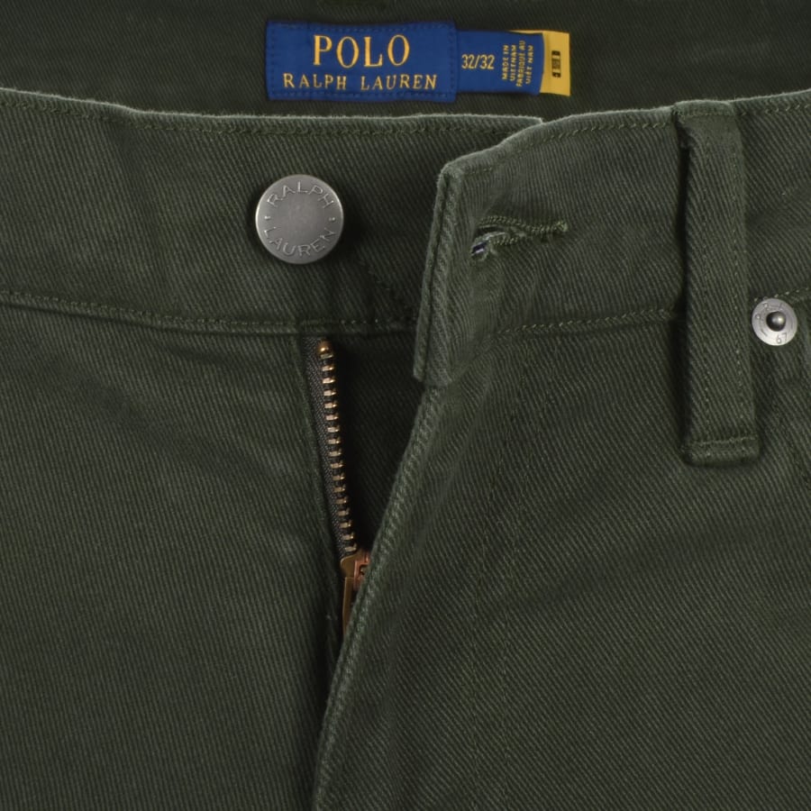Image number 5 for Ralph Lauren Varrick Slim Fit Chinos Green