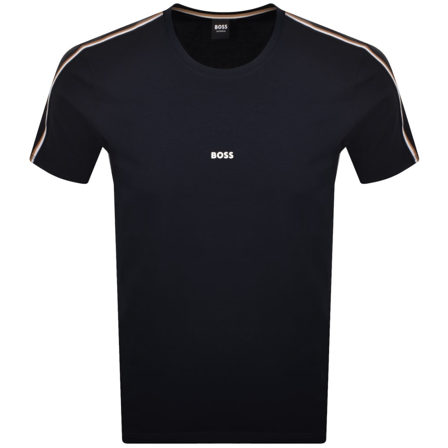 Image number 1 for BOSS Unique T Shirt Dark Blue