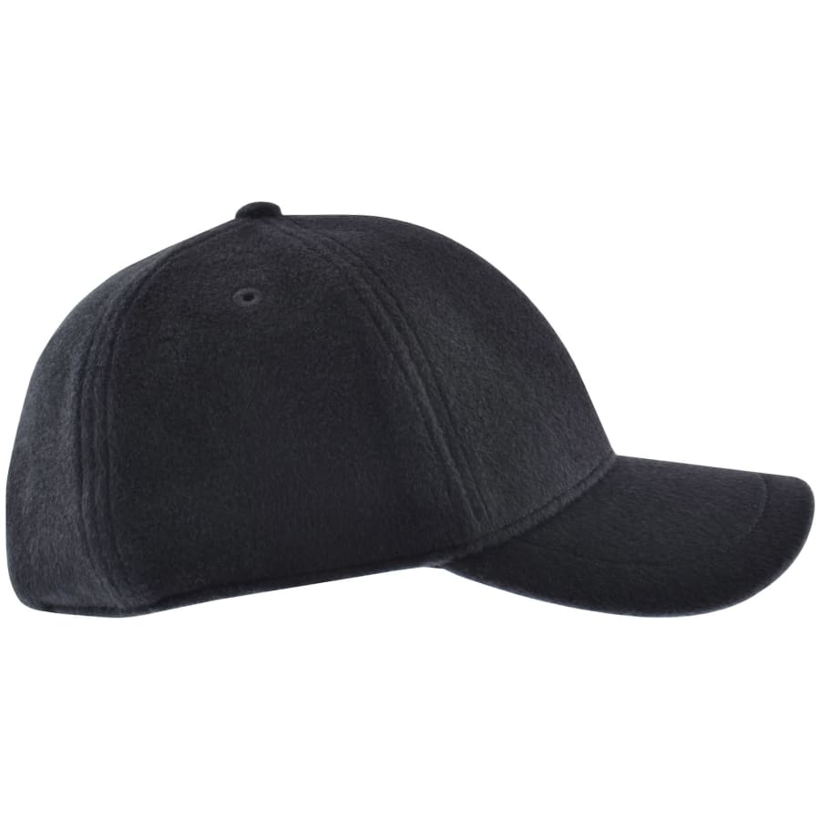 Image number 2 for BOSS Zed Wool Silk Blend Baseball Cap Navy