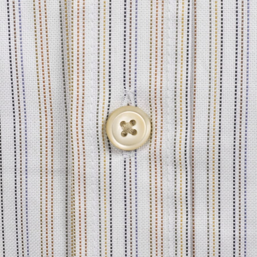 Image number 4 for Paul Smith Long Sleeve Stripe Shirt White