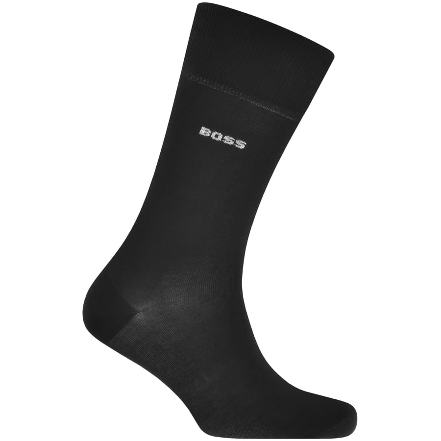 Image number 2 for BOSS 2 Pack Gift Set Socks Black