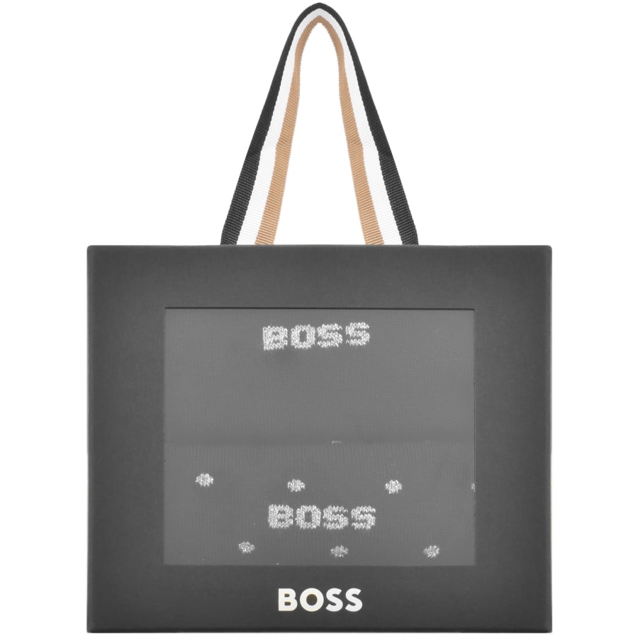 Image number 5 for BOSS 2 Pack Gift Set Socks Black