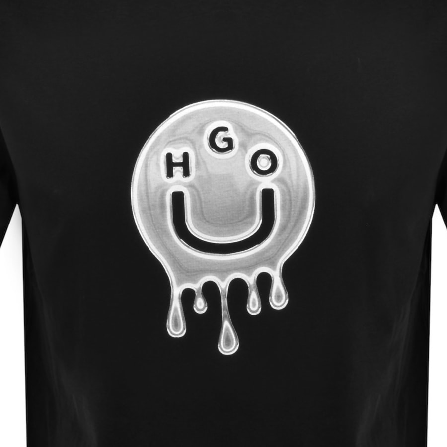 Image number 3 for HUGO Blue Nedirix T Shirt Black