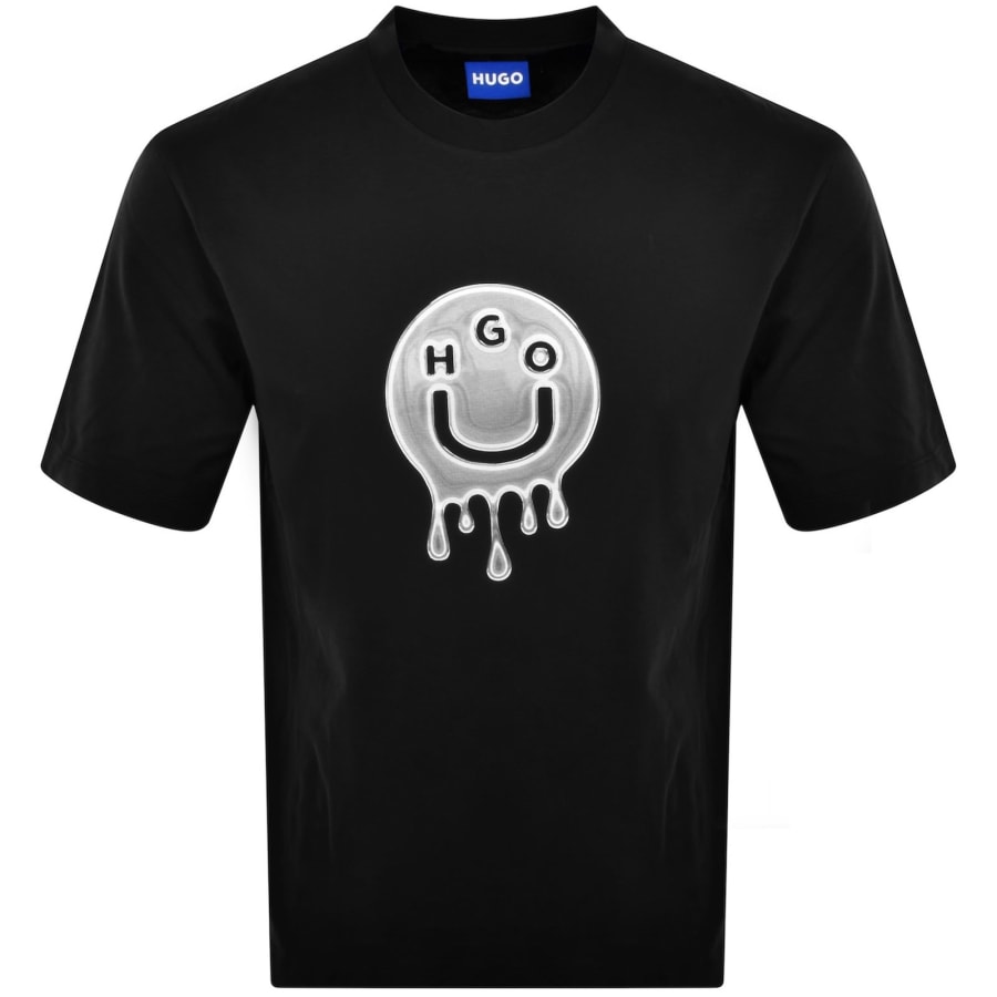 Image number 1 for HUGO Blue Nedirix T Shirt Black