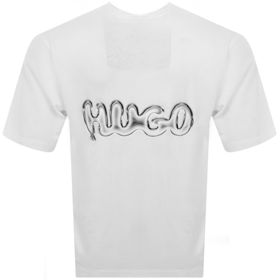 Image number 5 for HUGO Blue Nyrotee T Shirt White