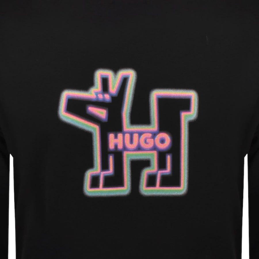 Image number 3 for HUGO Blue Newirex Sweatshirt Black