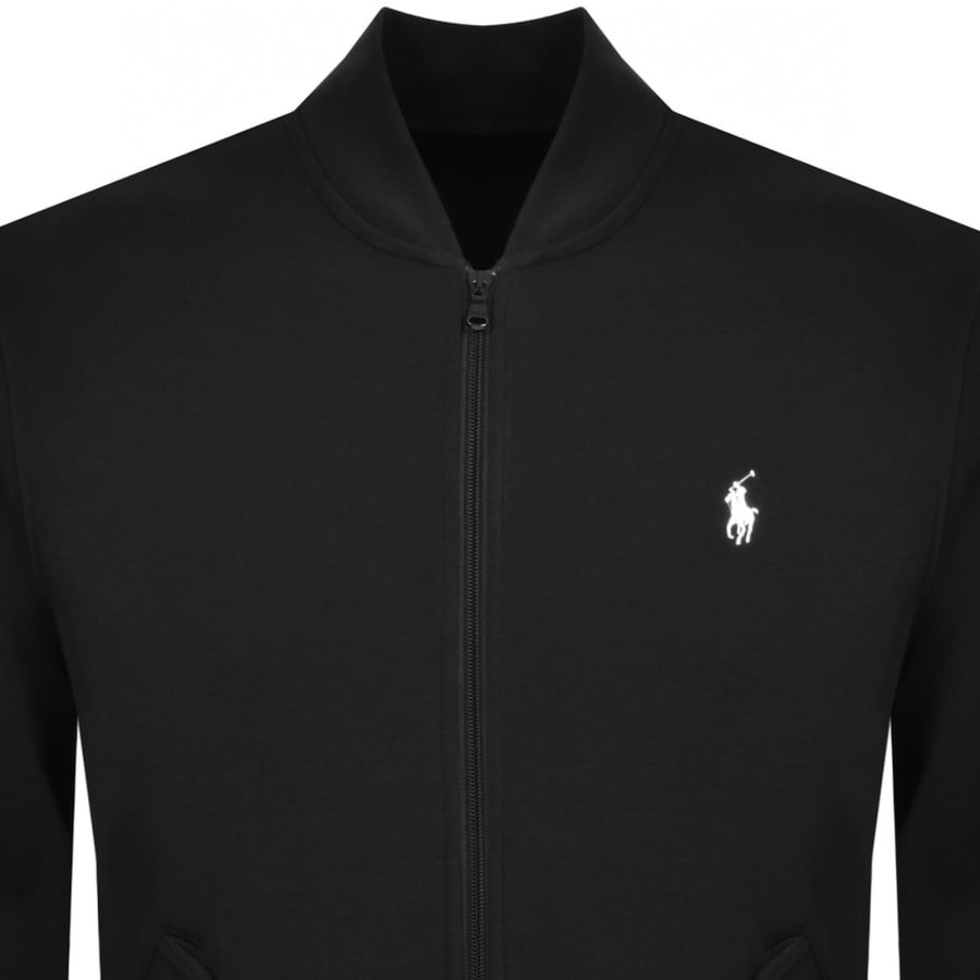 Image number 2 for Ralph Lauren Full Zip Bomber Sweatshirt Black