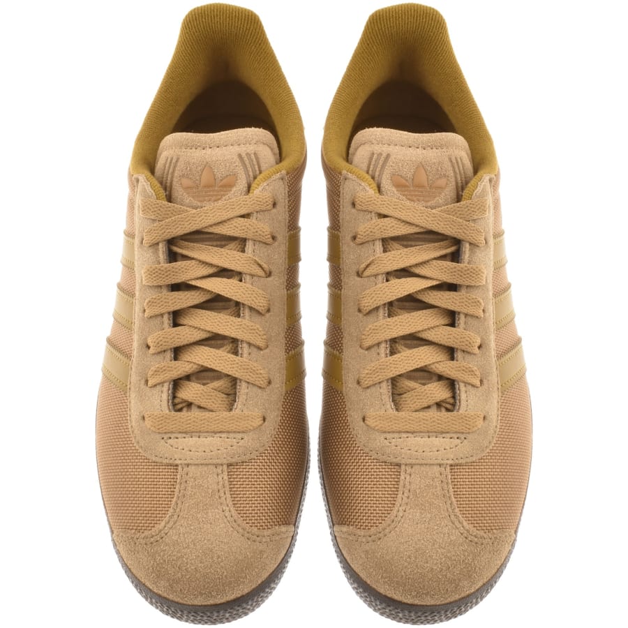 Image number 3 for adidas Originals Gazelle Trainers Khaki Brown