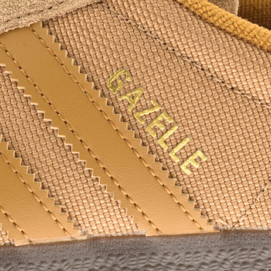 Image number 4 for adidas Originals Gazelle Trainers Khaki Brown