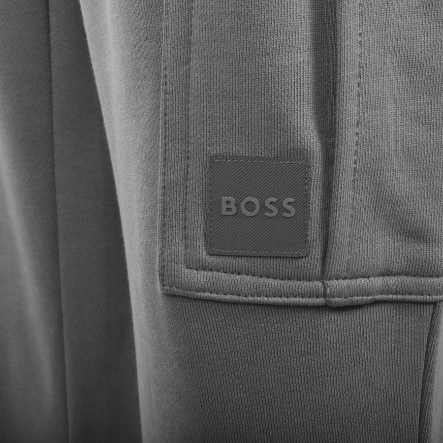 Image number 4 for BOSS Seteam Joggers Grey