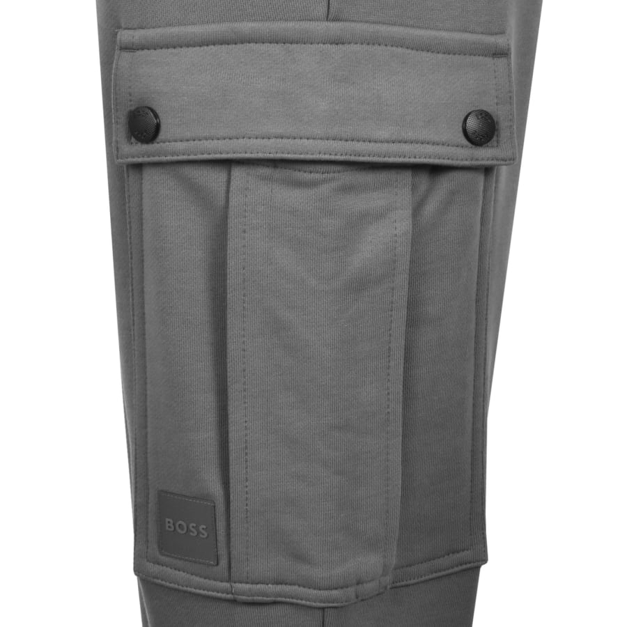 Image number 5 for BOSS Seteam Joggers Grey