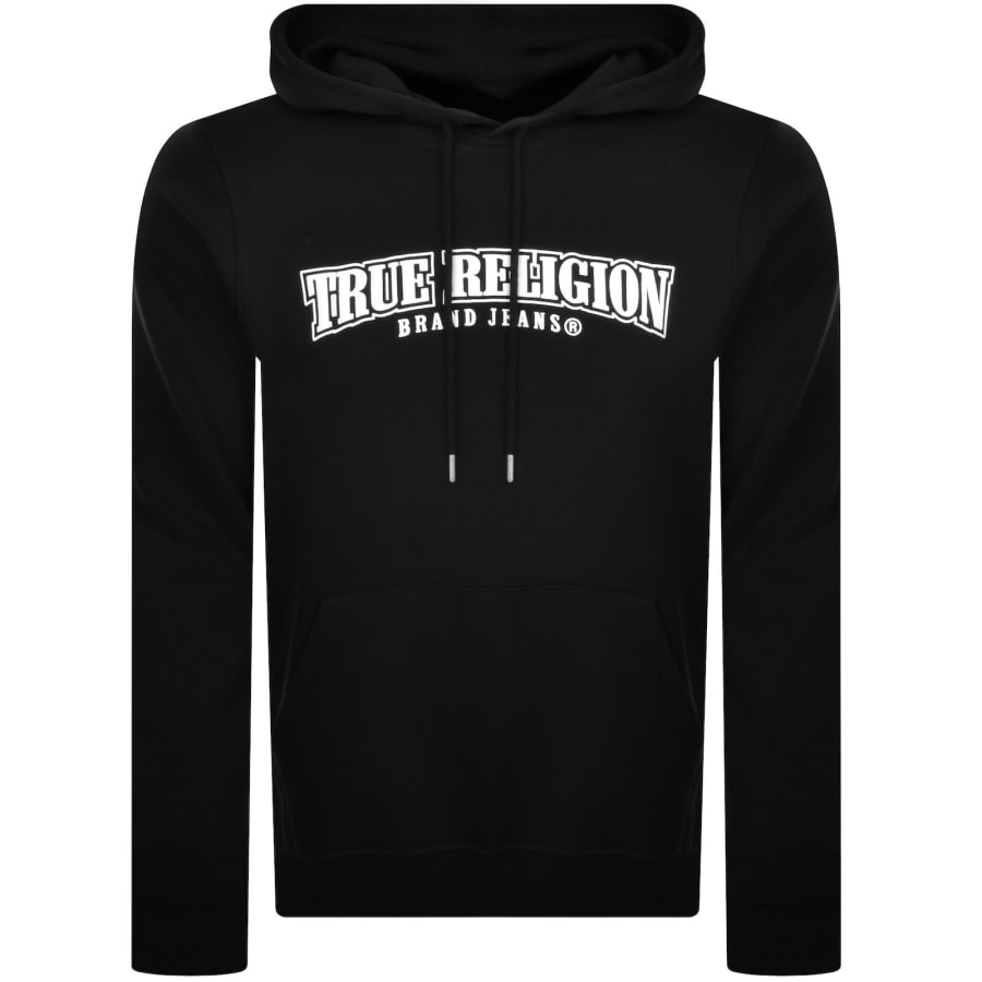 Image number 2 for True Religion Painted Hoodie Black