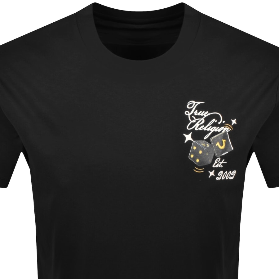 Image number 3 for True Religion Dice T Shirt Black
