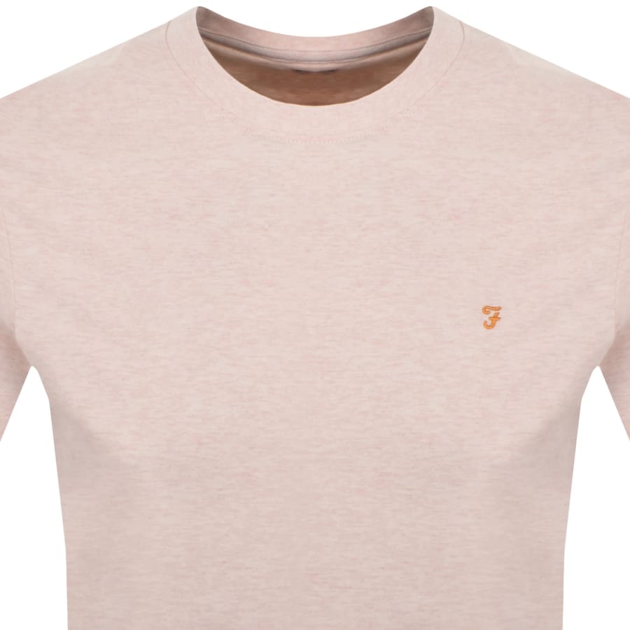 Image number 2 for Farah Danny Regular Fit T Shirt Pink