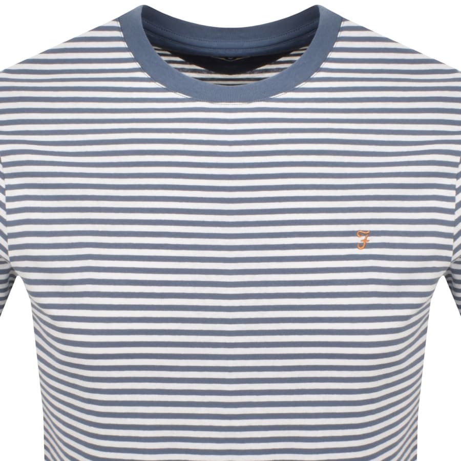 Image number 2 for Farah Castle Short Sleeve T Shirt Blue