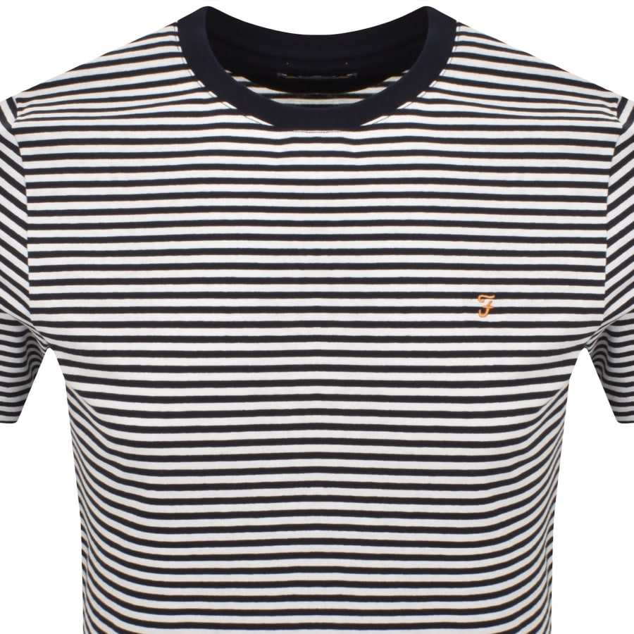 Image number 2 for Farah Castle Short Sleeve T Shirt True Navy
