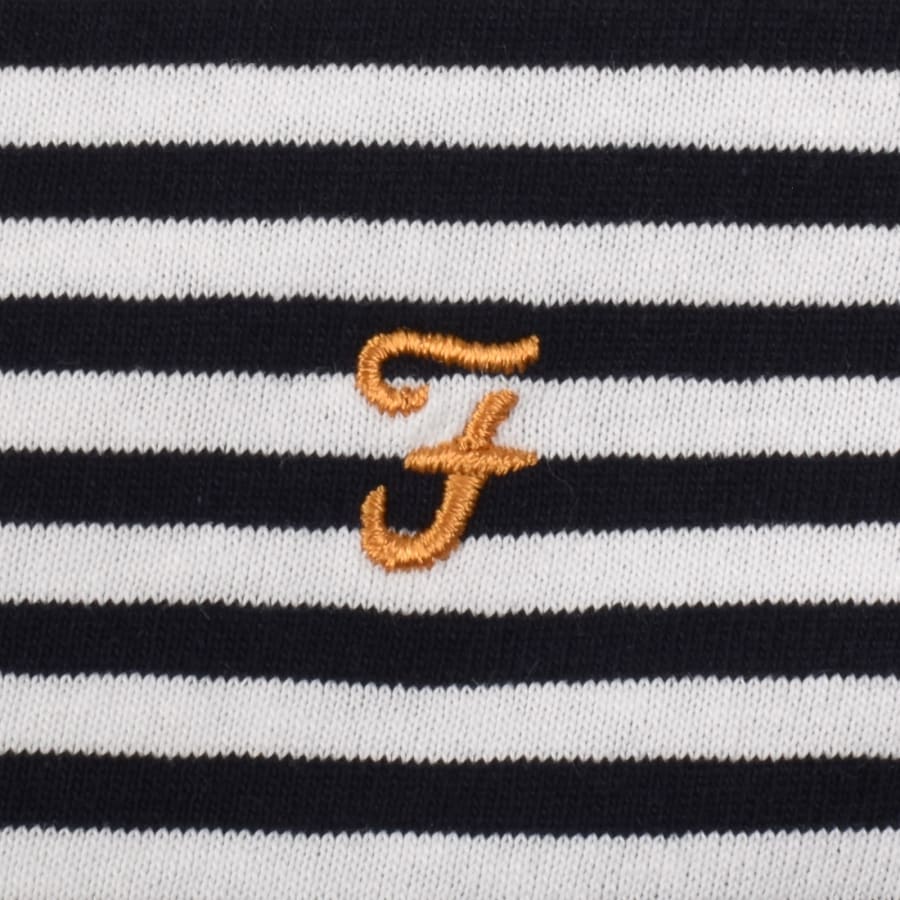 Image number 3 for Farah Castle Short Sleeve T Shirt True Navy