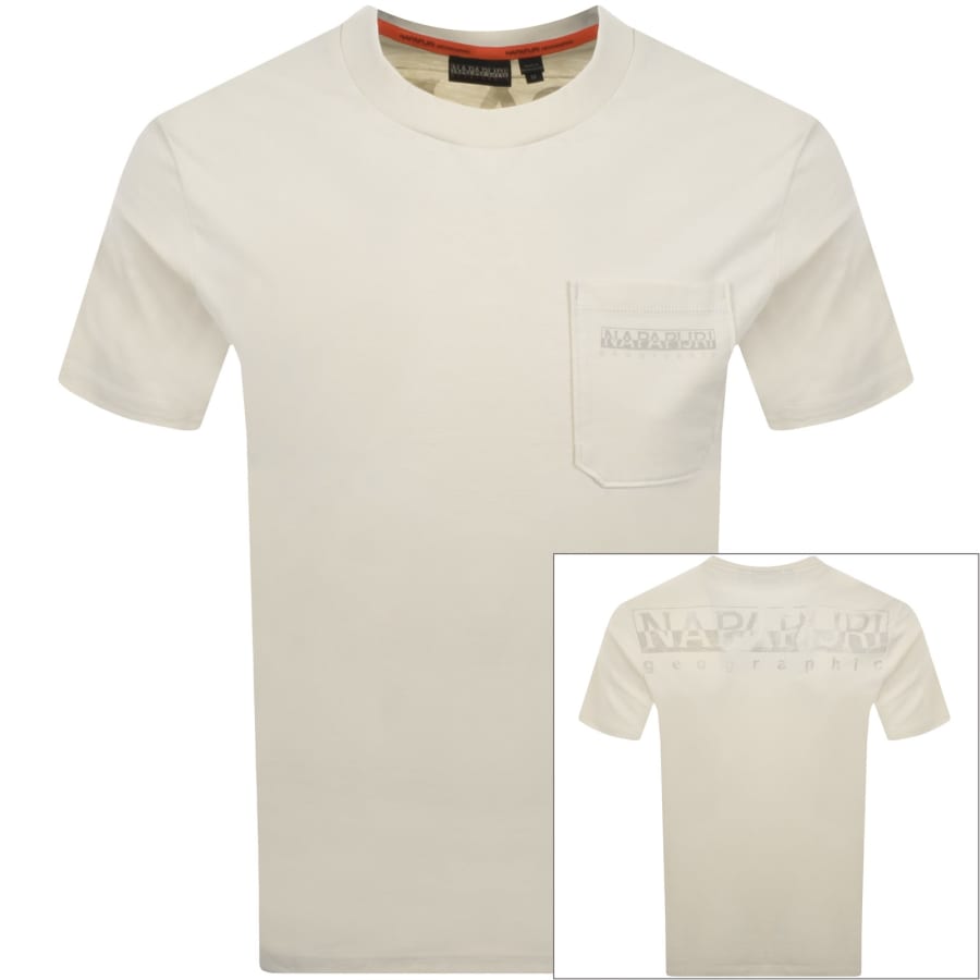 Image number 1 for Napapijri S-Fanes T Shirt Beige