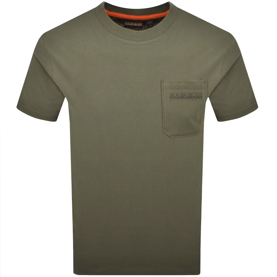 Image number 2 for Napapijri S-Fanes T Shirt Tea Leaf Green